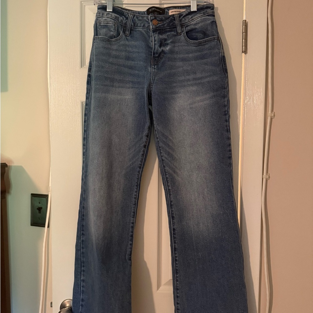 BCBGeneration Flare Jeans in Classic Blue